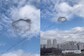 Viral Video: Strange Black Circle in Moscow's Sky Puzzles People Online