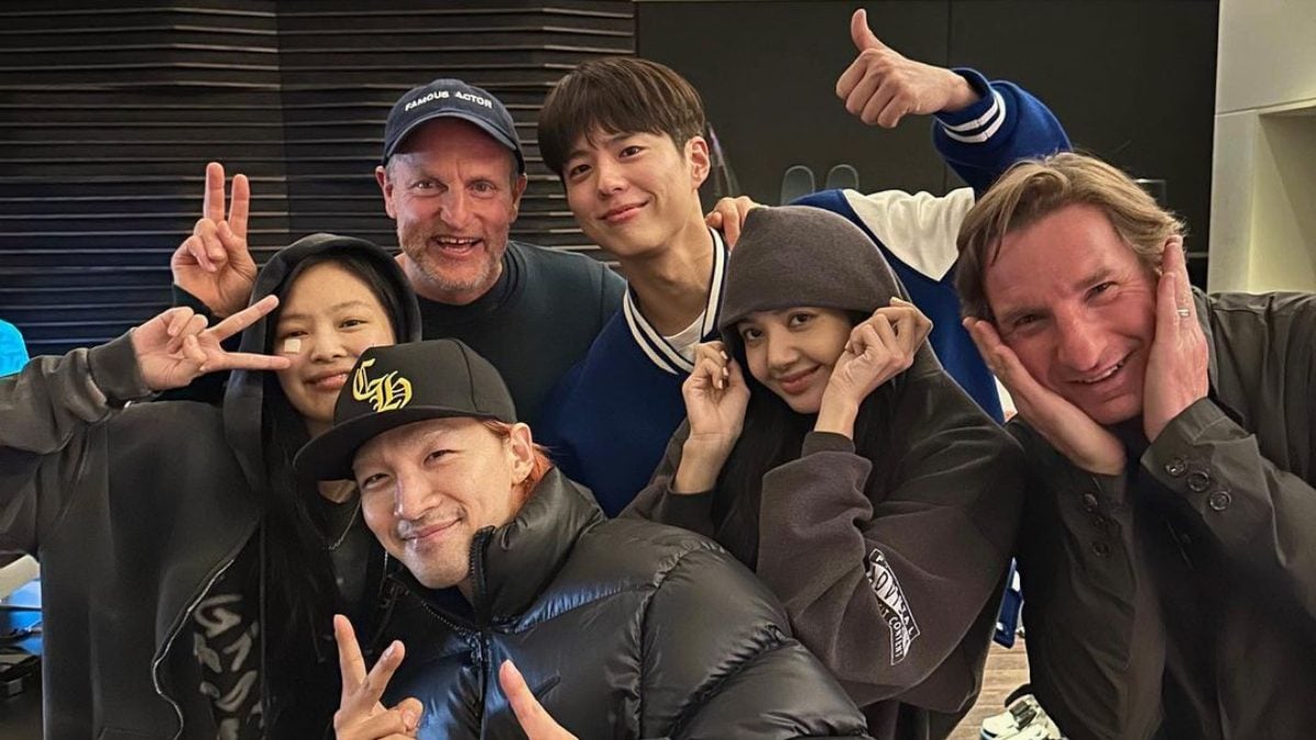 Woody Harrelson Brings BLACKPINK’s Jessie, Lisa, BIGBANG’s Taeyang and Park Bo Gum Under One Roof