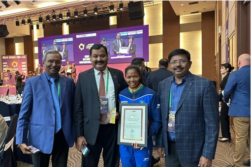 Salima Tete has been appointed as an AHF Athlete Ambassador for a two-year term (Twitter/@TheHockeyIndia)