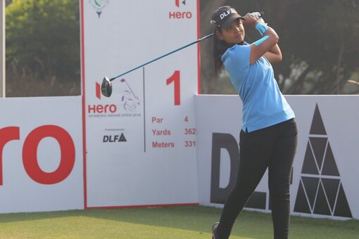 India golfer Vani Kapoor (Twitter/@vanikapoorgolf)