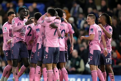 Everton players (AP Image)