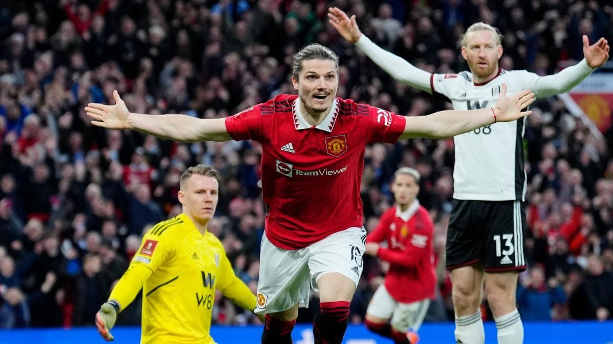 Manchester United Seal Semis Berth With 3-1 Come-from-behind Win Over 9-men Fulham