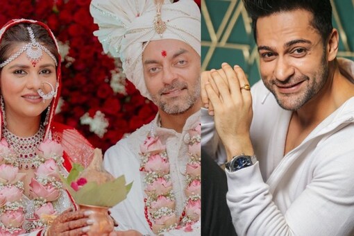 Dalljiet Kaur and Nikhil Patel tied the knot on March 18. (Photos: Instagram) 