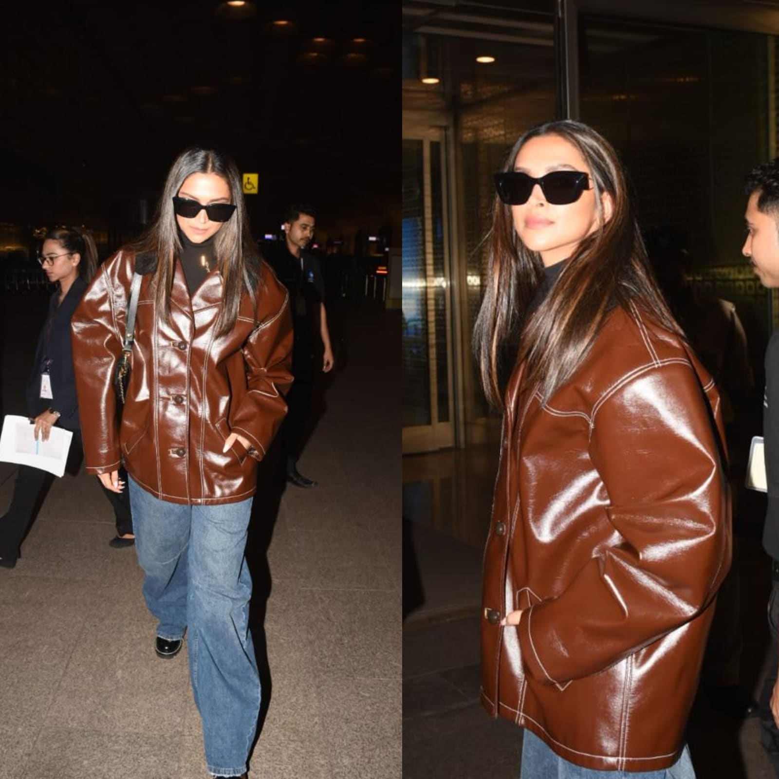 Deepika Padukone Stuns in Leather Jacket as Pathaan Actress Leaves for  Paris Fashion Week - News18