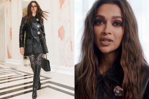 Deepika Padukone Puts Sexy Spin on Leather Trend in Mini Blazer Without ...