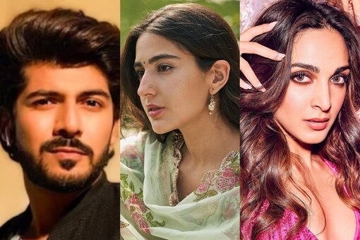 Sheezan Khan, Sara Ali Khan, Kiara Advani, Kartik Aaryan, Sidharth Malhotra