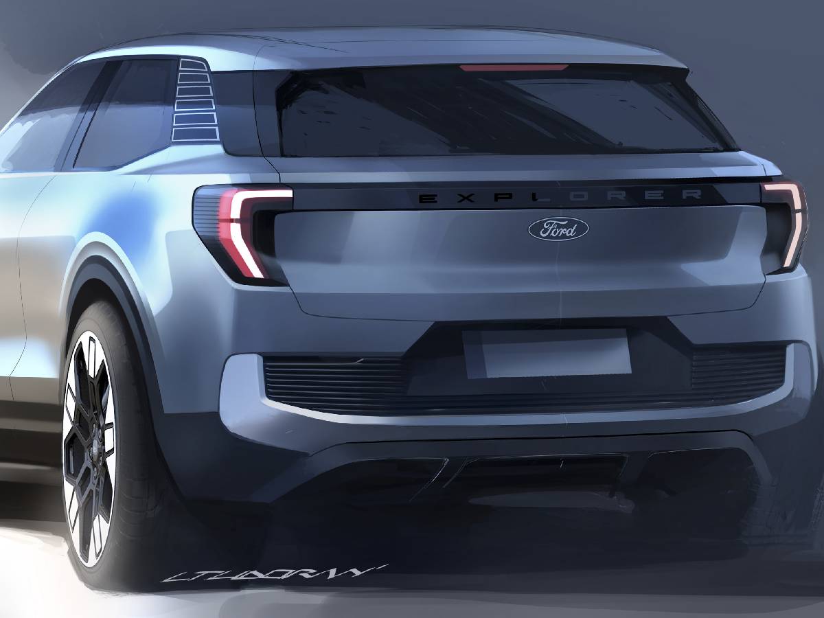 AllElectric Ford Explorer SUV in Pics See Design, Features, Interior