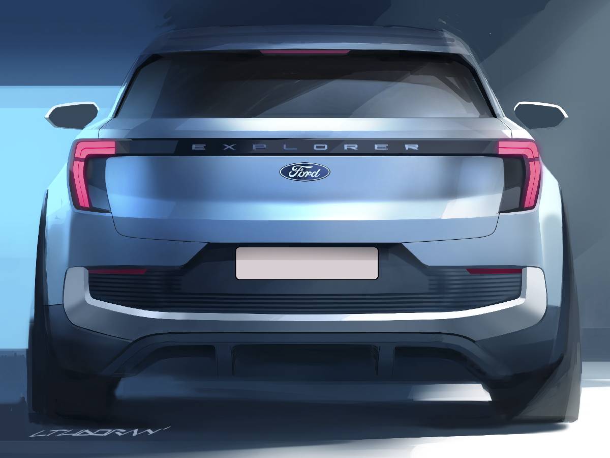 AllElectric Ford Explorer SUV in Pics See Design, Features, Interior
