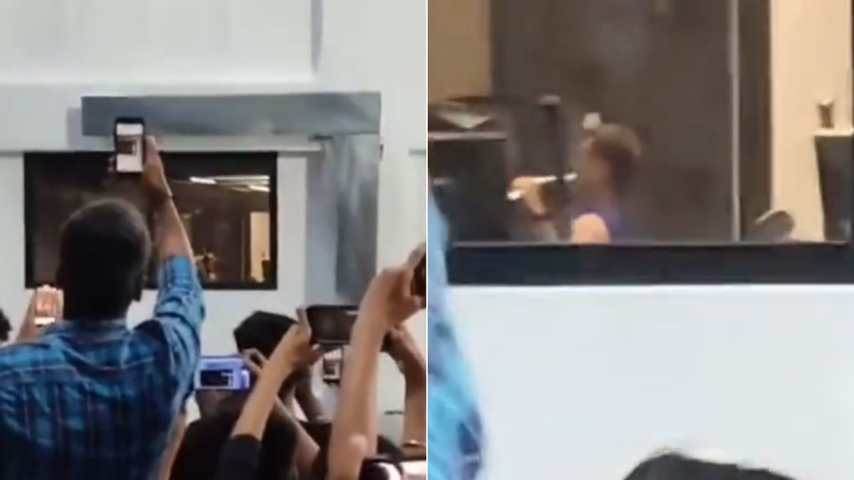WATCH: Crazy Chennai Fans Gather Outside the Gym at Chepauk, Capture MS ...