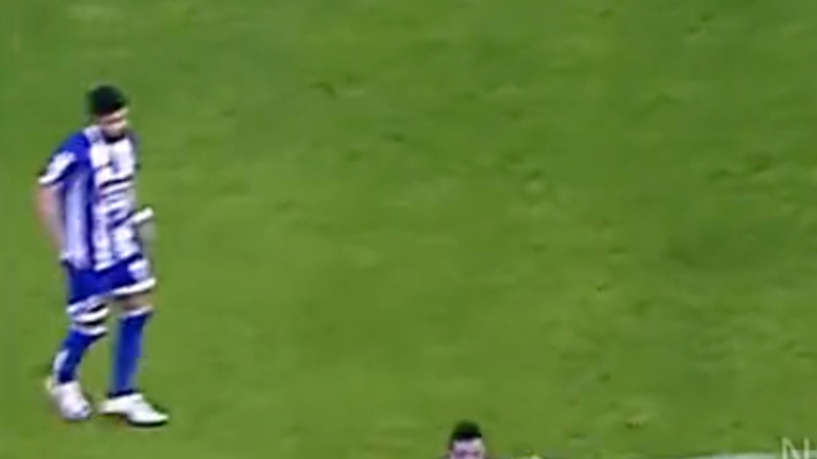 This fanmade clip shows football legends Messi and Ronaldo playing together on a team Bharat