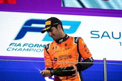 Jehan Daruvala finishes third in Saudi Arabia round in Formula 2 (Jehan Daruvala Twitter)