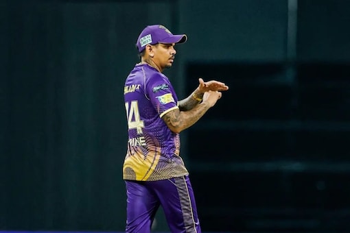 Sunil Narine in action for Abu Dhabi Knight Riders in ILT20 (Sunil Narine Instagram)