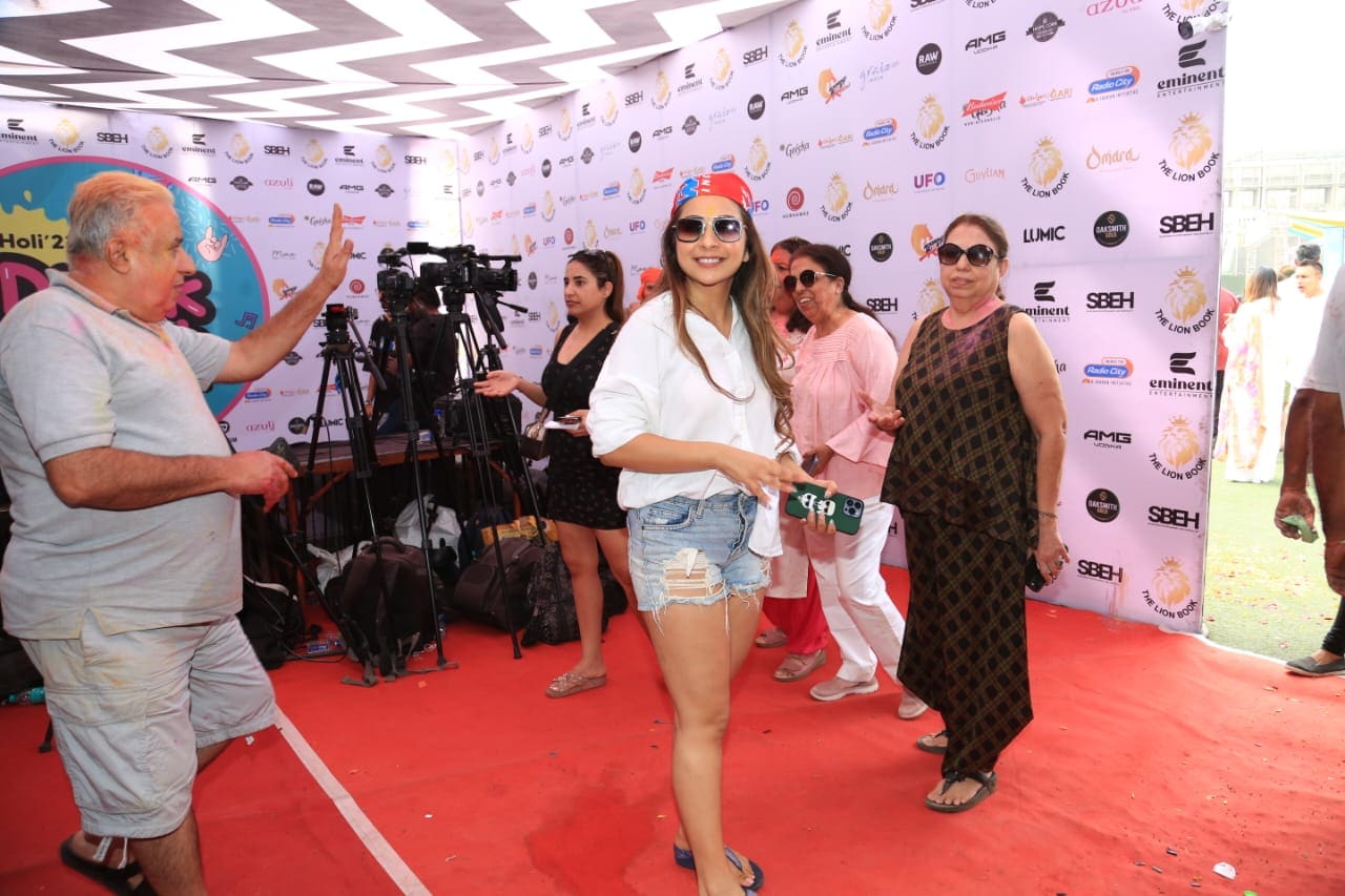 Shehnaaz Gill seen at Dunk Fest 2023. 