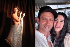Hrithik Roshan Cannot Stop Gushing About Saba Azad’s Saree Look and Here's Proof