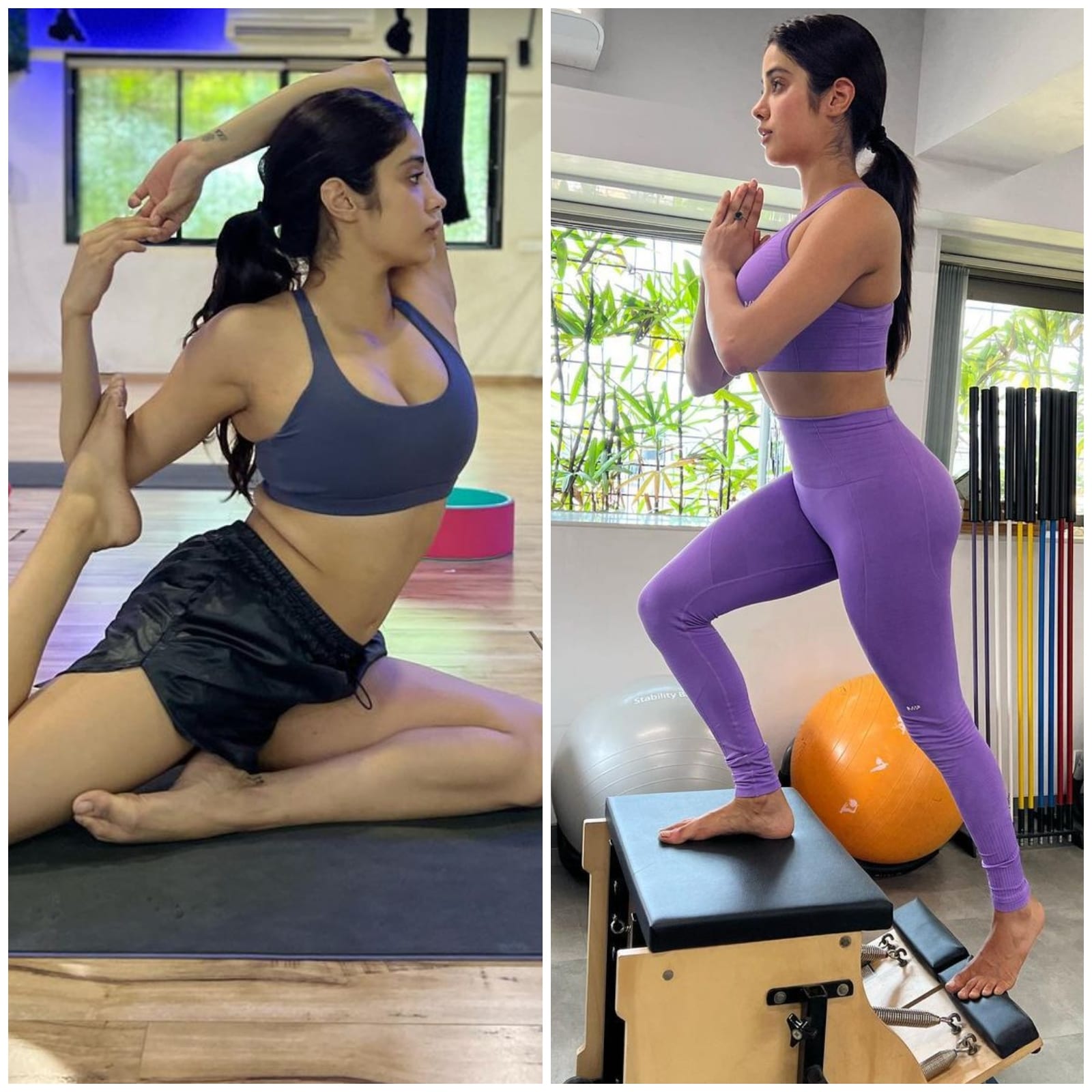 Take Some Physical Fitness Inspiration. Courtesy: Birthday Girl Janhvi  Kapoor - News18