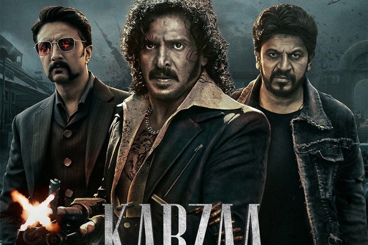 Kabzaa stars Upendra, Shriya Saran, Kiccha Sudeep, Murali Sharma, Shiva Rajkumar and others. 