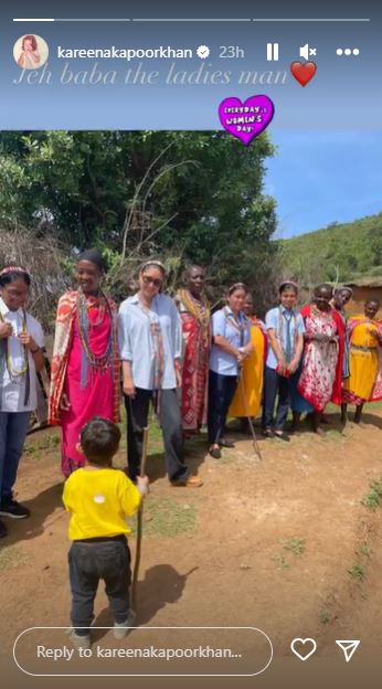 Kareena Kapoor Kenya Vacation: Actress shares pictures from her jungle safari; poses with Masai members RBA