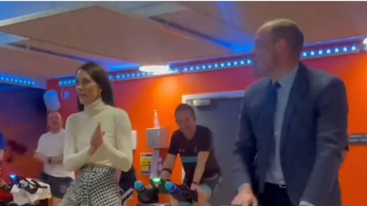 Kate Middleton 'Defeats' Prince Williams in Spin Class Endurance Test during South Wales Visit