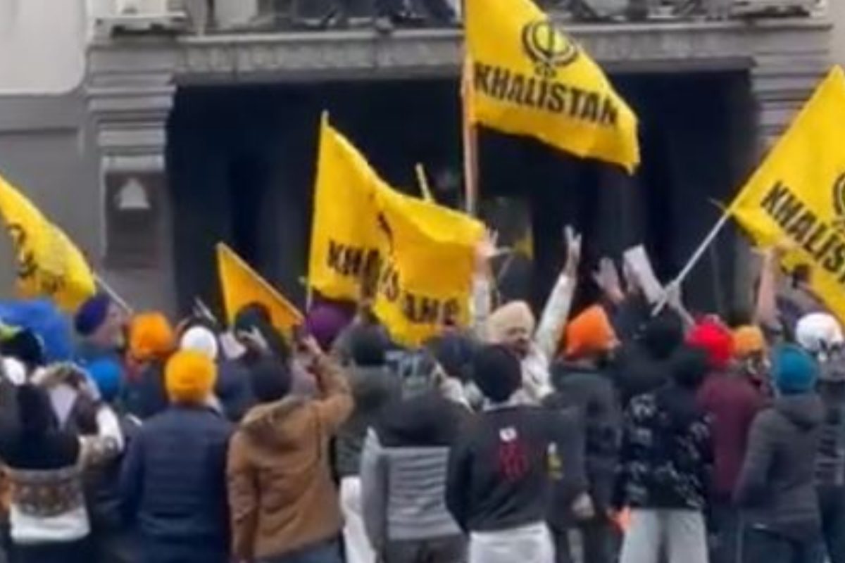 'Heinous Act': BJP Supporters in UK Condemn Khalistani Attack on Indian Embassy, Call for Strict Action