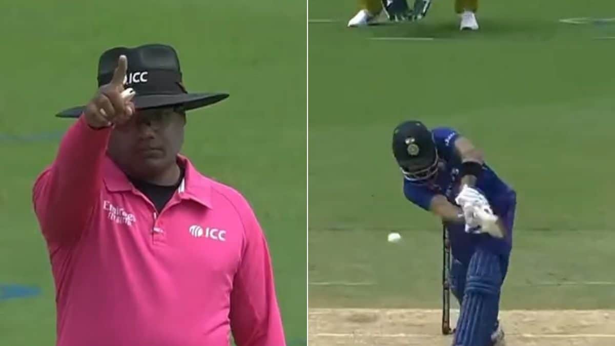 Nitin Menon Wastes No Time in Ruling Kohli Out, Netizens Call it a ‘Never-ending Love Strory: WATCH