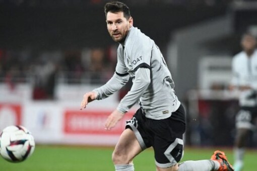 Lionel Messi in action for PSG. (AFP)