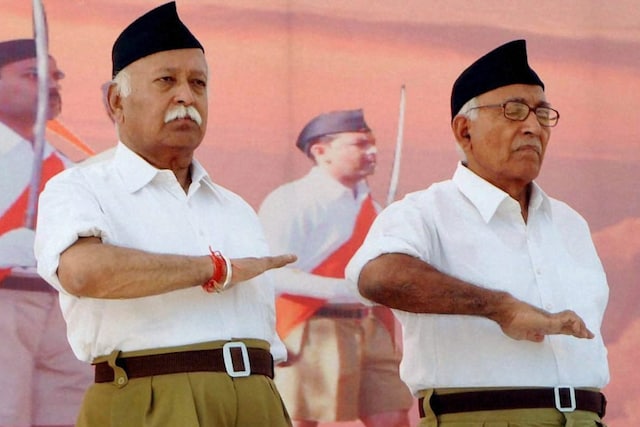 The top decision-making body of the RSS, the ABPS, will meet in Samalkha, Panipat district of Haryana from March 12 to 14. (File pic/PTI)