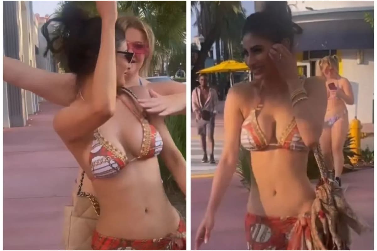1200px x 800px - Mouni Roy Struts Around Miami in a Bikini, Later Deletes Video - News18