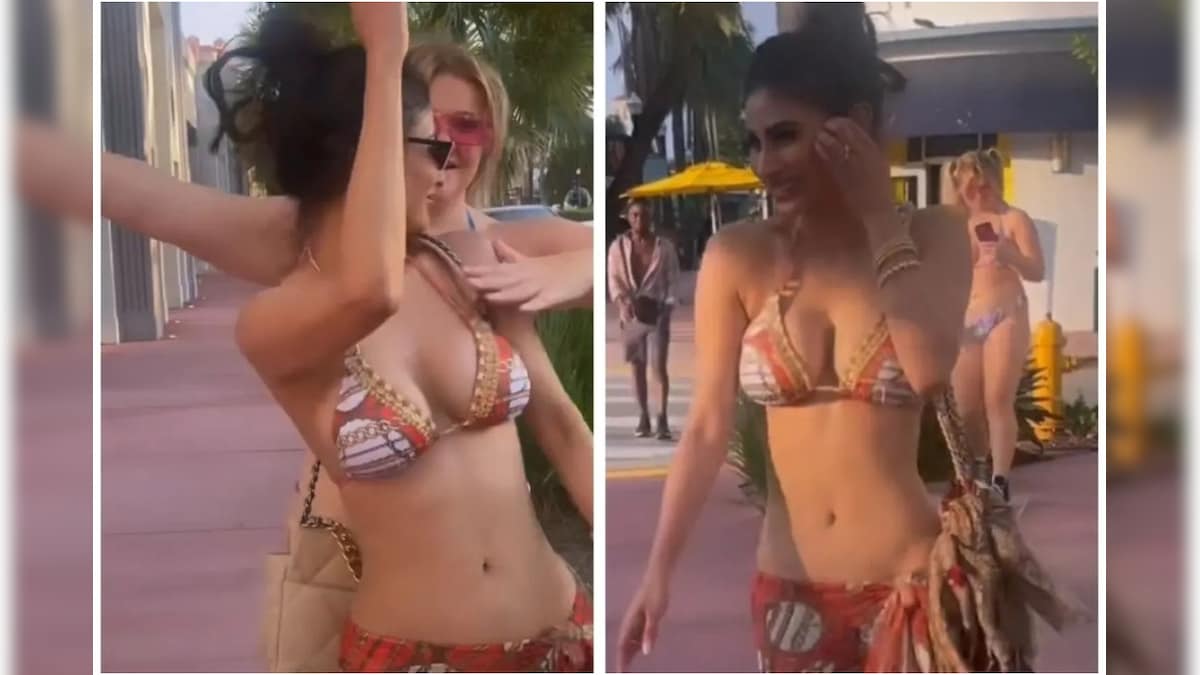 Mouni Roy Struts Around Miami in a Bikini, Later Deletes Video