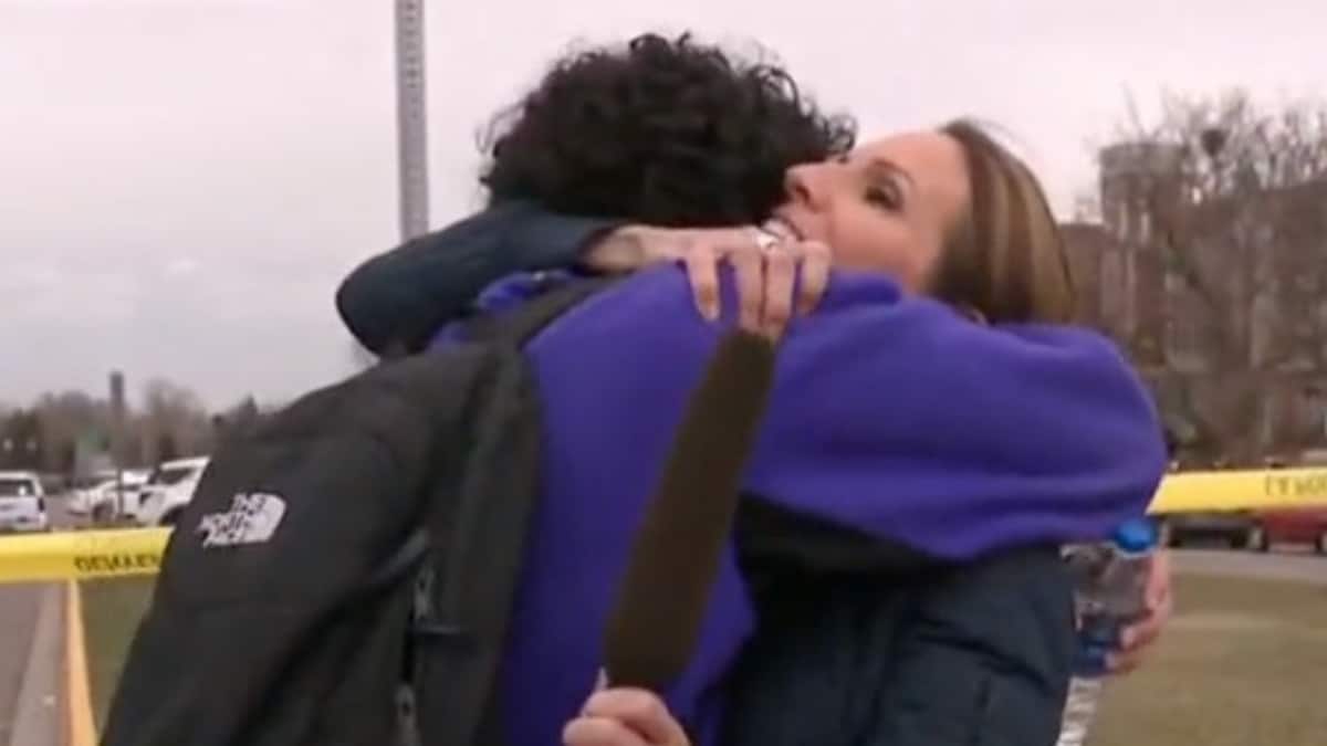Watch: Reporter Covering US School Shooting Stops Midway To Hug Her Son ...