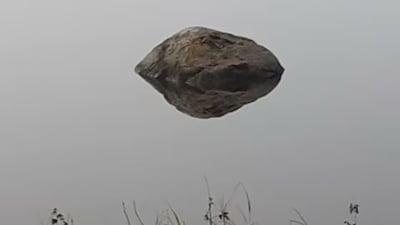 Image Of 'Rock Floating In Air' Leaves Twitter Scratching Its Head ...