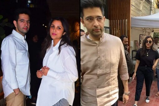 Parineeti Chopra and Raghav Chadha get clicked at dates.