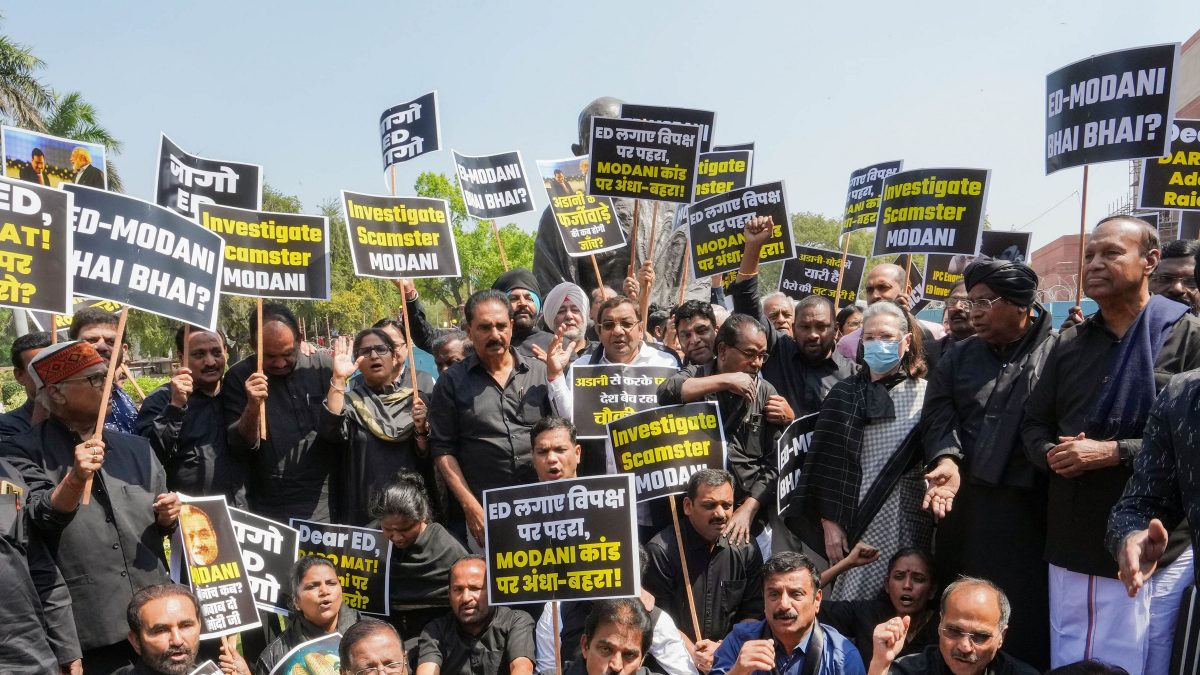 ‘Where Do We See Black Clothes?’: BJP Takes ‘Black Magic’ Jibe at Cong Over Protest Against Centre