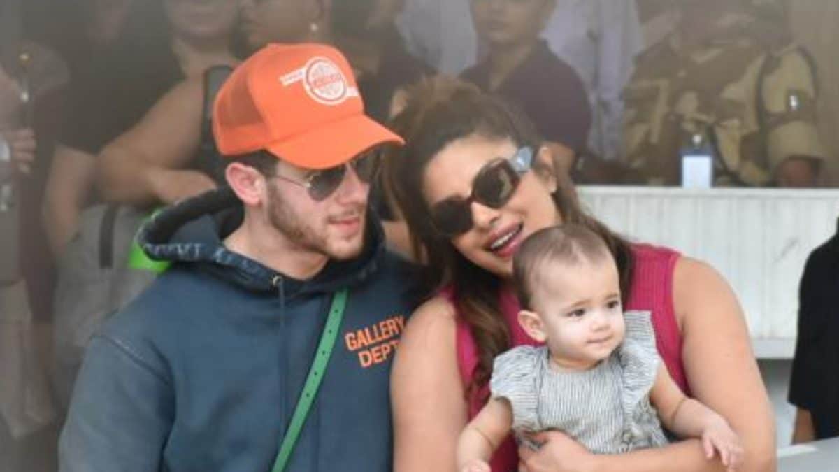 Priyanka Chopra, Nick Jonas Make 1st Public Appearance With Baby Malti in India, Photos Go Viral - Vimarsana News