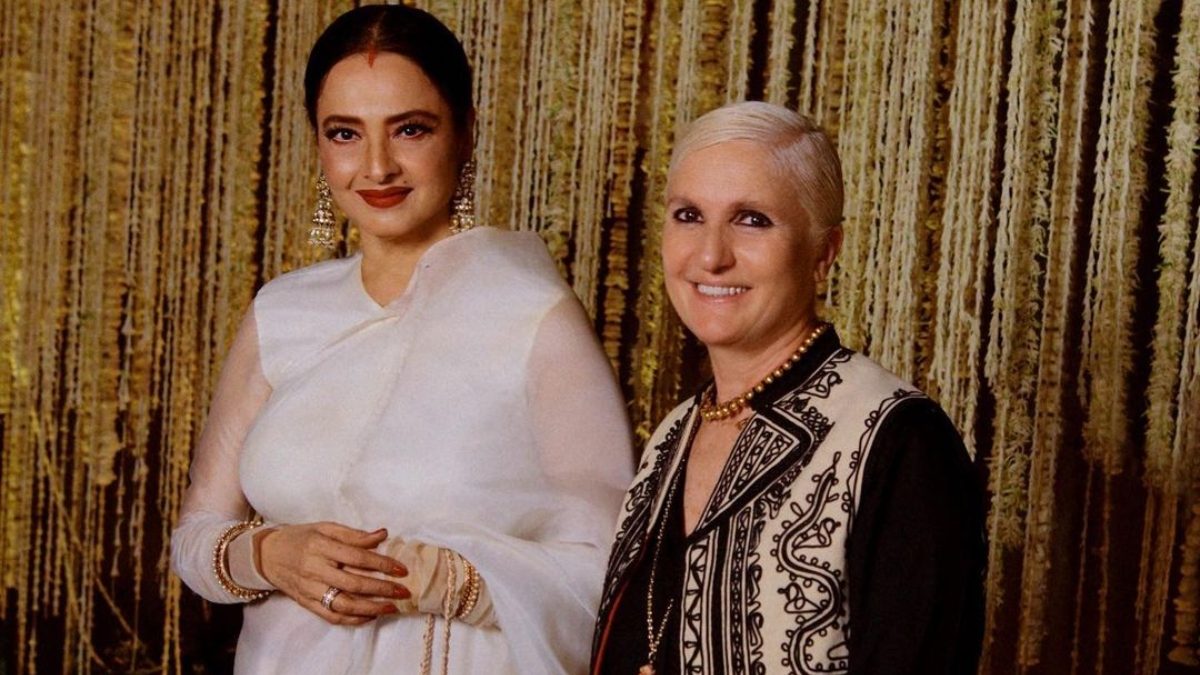 Dior's Maria Grazia Chiuri Meets Rekha, Calls Her 'India's Most Iconic Woman', See Pic - Vimarsana News