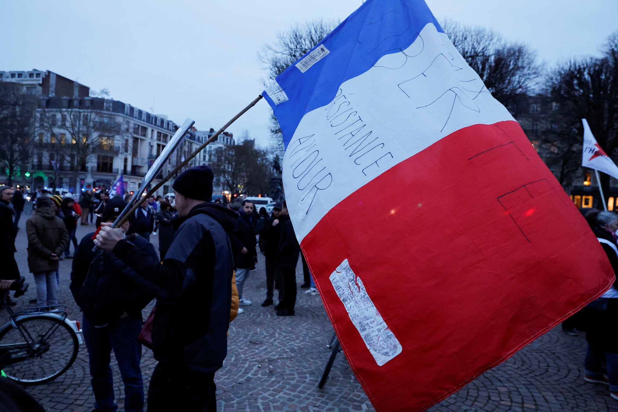 In Pictures | Macron Survives No Confidence Vote But Protests Put ...