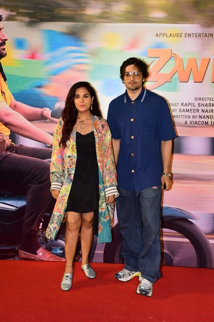 Zwigato Screening: Kapil Sharma Poses With Wife Ginni; Shehnaaz Gill Makes a Stylish Appearance