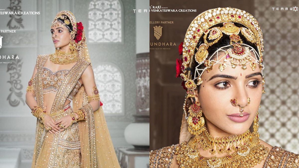 Samantha Ruth Prabhu's Regal Gold Jewellery for Her Shaakuntlam Role Is Worth This Whopping Amount - Vimarsana News