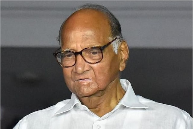 While addressing party workers, NCP Chief Sharad Pawar said a committee has been formed to decide the future of the party (PTI) 