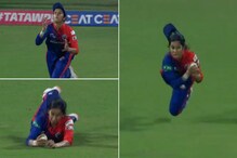 Watch: Jemimah Rodrigues Pulls Off a 'Catch Marvel' against Mumbai Indians in WPL