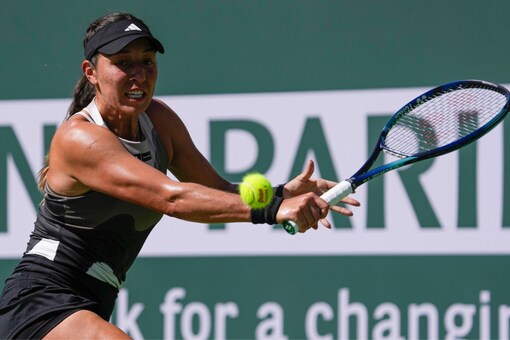 Jessica Pegula at the Indian Wells (AP)