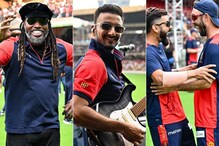 IPL 2023: Universe Bozz Chris Gayle Steals the Show at RCB Unbox Event in Bengaluru - See Pics