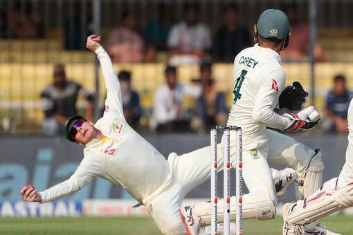 A moment of magic from Steve Smith gave Australia the prized scalp of Cheteshwar Pujara. (AP Photo)
