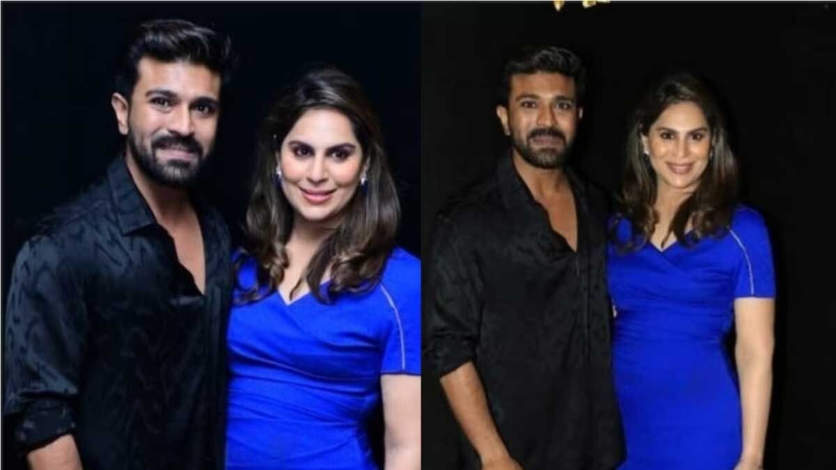 Upasana Konidela Flaunts Her Baby Bump At Husband Ram Charan's 38th Birthday Bash - Vimarsana News