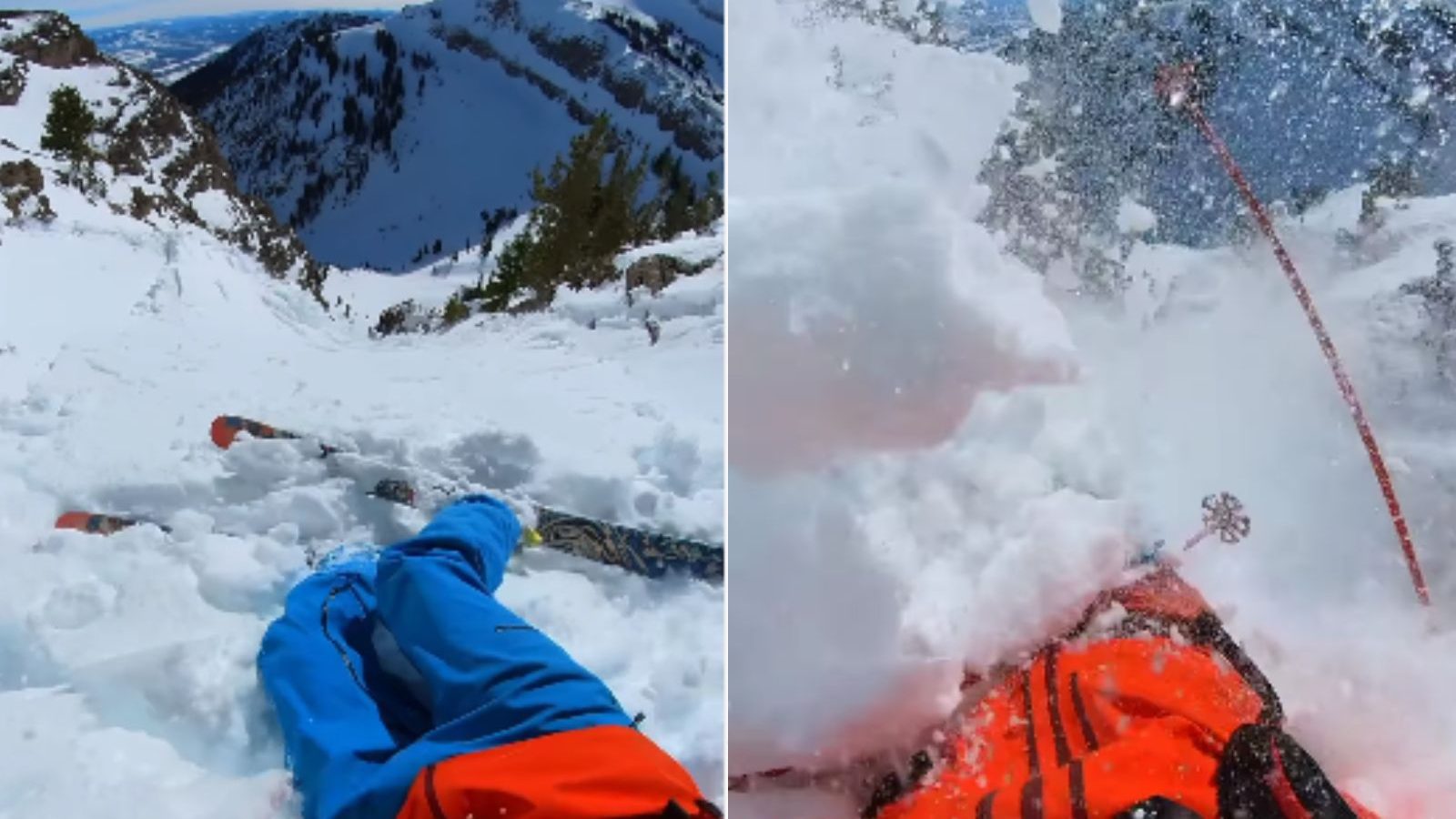 Skier Shares Terrible Experience Of Being Caught In An Avalanche, Video ...