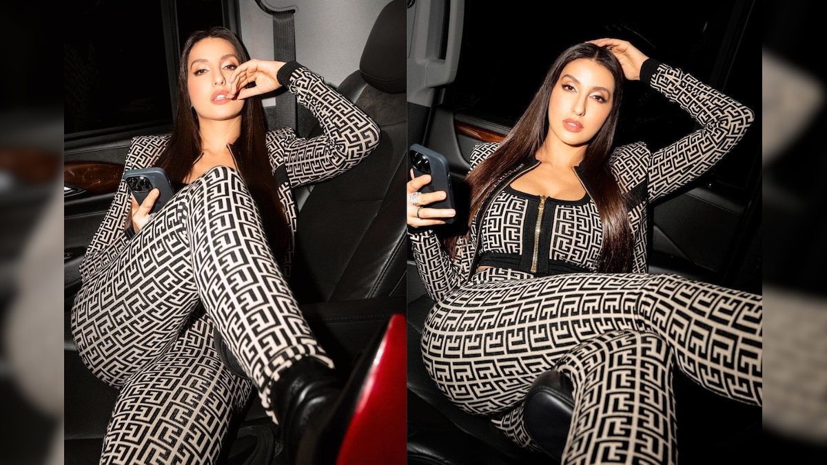 Nora Fatehi Wins Every Monochrome Look With Her Bodycon Dresses