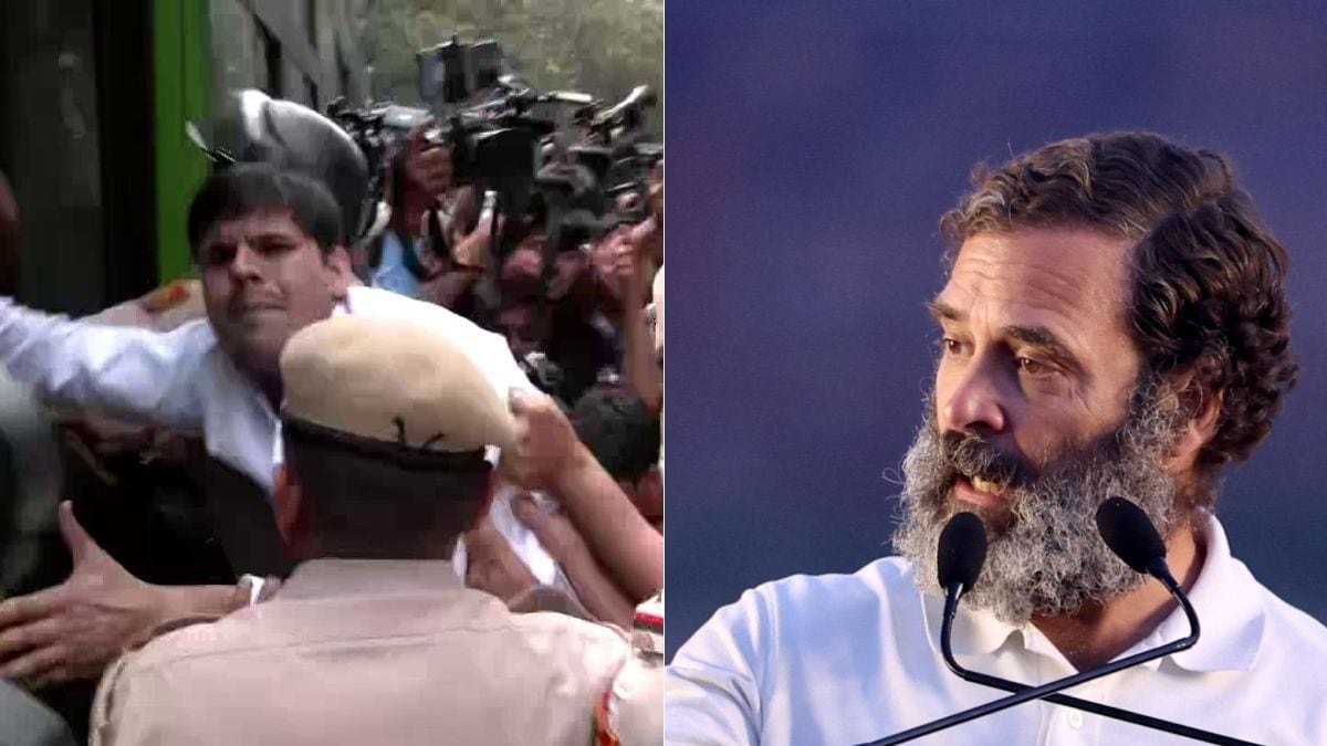 High Drama at Rahul Gandhi’s Residence as Cops Meet Him Over Kashmir Speech & Other Stories