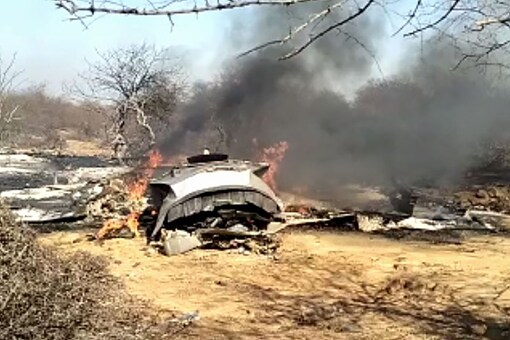 The trainer aircraft crashed in the hills near Bhukkutola village in Balaghat, and caught fire. (Representation image from PTI)