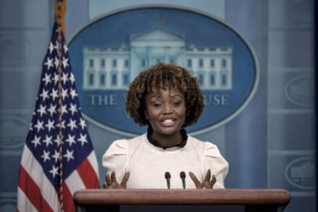 White House Press Secretary Karine Jean-Pierre. (AFP File)  
