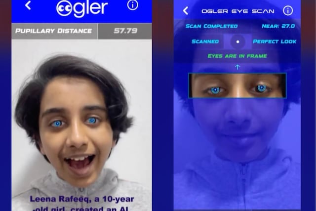 11-Year-old Malayali Girl Creates AI-based App to Detect Eye Diseases, Gets Praised on LinkedIn (Photo Credits: LinkedIn/Leena Rafeeq)