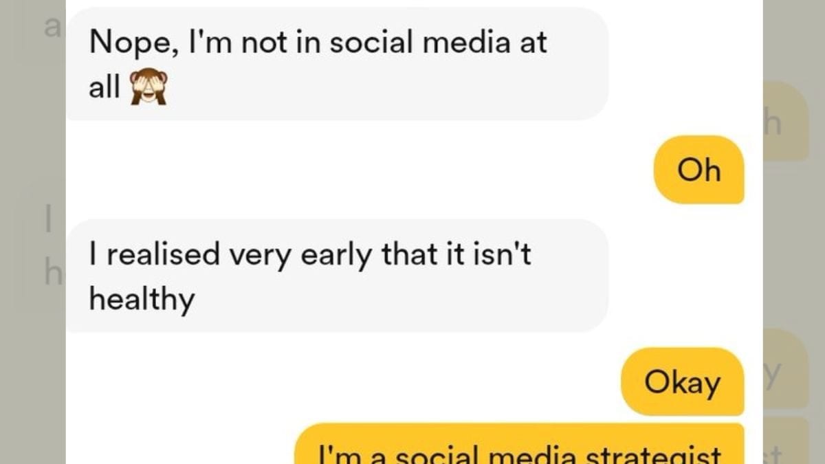 Social Media Strategist Meets an 'Unsocial' Guy on Dating App; Twitter Comes to the Rescue - Vimarsana News